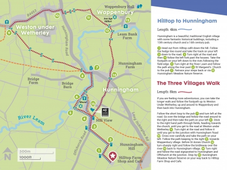 3 villages trails map
